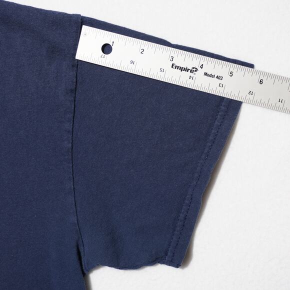 Kick Cancer in the Arse T-Shirt Navy Blue Graphic Tee Gildan Cotton Men’s Medium - Picture 5 of 7